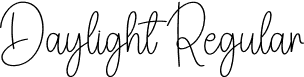 Daylight Regular font - Daylight.otf