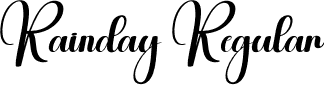 Rainday Regular font - Rainday.otf