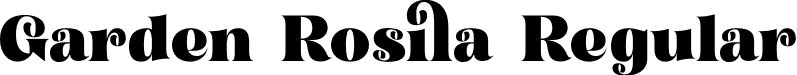 Garden Rosila Regular font - gardenrosila-regular.otf