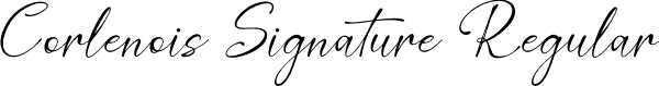 Corlenois Signature Regular font - Corlenois-Signature-Demo.otf