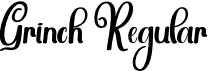 Grinch Regular font - Grinch.otf