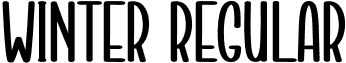 Winter Regular font - Winter.otf