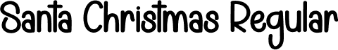 Santa Christmas Regular font - Santa-Christmas.otf