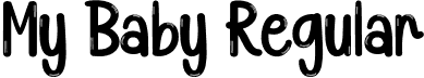 My Baby Regular font - My-Baby.otf