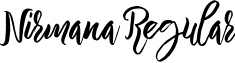 Nirmana Regular font - Nirmana.ttf