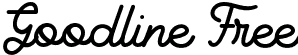 Goodline Free font - Goodline free.otf