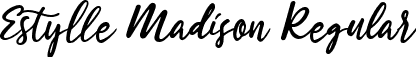 Estylle Madison Regular font - Estylle Madison.ttf