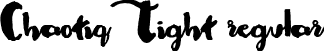 ChaotiqTight regular font - ChaotiqTight.ttf