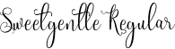 Sweetgentle Regular font - Sweetgentle Free.otf