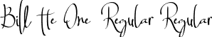 Billortte One_Regular Regular font - Billortte One_Regular TTF.ttf