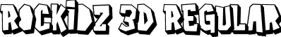 Rockidz 3D Regular font - Rockidz 3D.otf