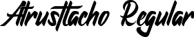 Atrusttacho Regular font - Atrusttacho.otf