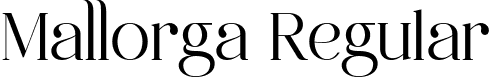 Mallorga Regular font - mallorga-regular.otf