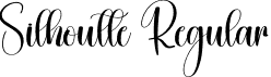 Silhoutte Regular font - Silhoutte.otf