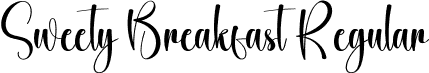 Sweety Breakfast Regular font - Sweety-Breakfast.otf