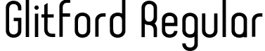 Glitford Regular font - Glitford-Regular.otf