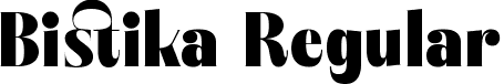 Bistika Regular font - Bistika.ttf