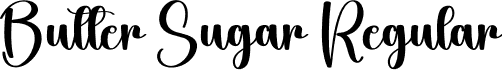 Butter Sugar Regular font - Butter-Sugar.otf