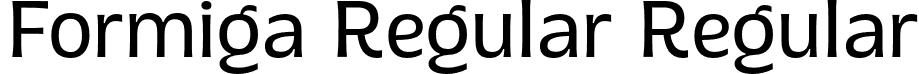 Formiga Regular Regular font - Formiga-Regular.otf