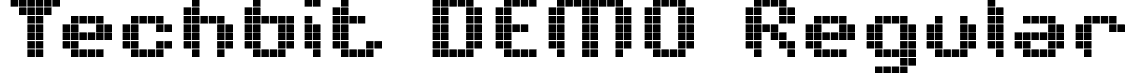 Techbit DEMO Regular font - Techbit-DEMO.otf