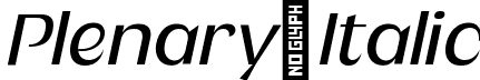 Plenary Italic font - plenaryregularitalicv1-kvyrw.ttf