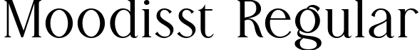 Moodisst Regular font - moodisst.ttf