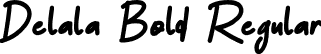 Delala Bold Regular font - Delala Bold.otf