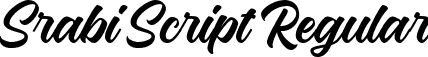 Srabi Script Regular font - Srabi Script.otf