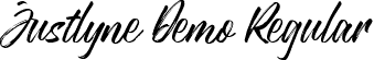 Justlyne Demo Regular font - Justlyne Demo.ttf