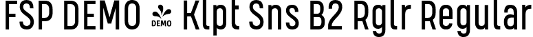 FSP DEMO - Klpt Sns B2 Rglr Regular font - Fontspring-DEMO-kelptsansb2-regular.otf