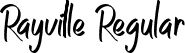 Rayville Regular font - Rayville.otf