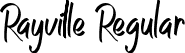 Rayville Regular font - Rayville.ttf