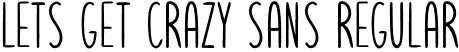 Lets get crazy sans Regular font - Letsgetcrazysans-Vl3z.otf