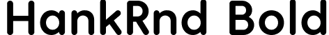 HankRnd Bold font - HankRnd-Bold.ttf