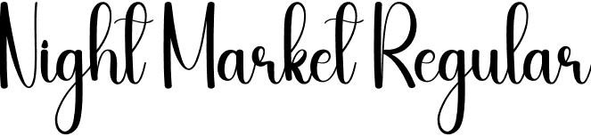 Night Market Regular font - Night-Market.otf