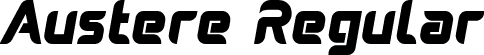 Austere Regular font - Austere (DEMO).ttf