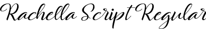 Rachella Script Regular font - Rachella.otf