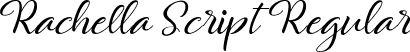 Rachella Script Regular font - Rachella.ttf