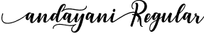 andayani Regular font - andayani.otf