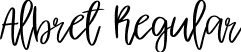 Albret Regular font - Albret.ttf