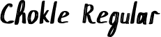 Chokle Regular font - Chokle.otf