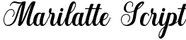 Marilatte Script font - Marilatte.otf