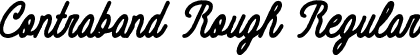 Contraband Rough Regular font - Contraband-Rough.otf