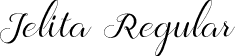 Jelita Regular font - Jelita.otf