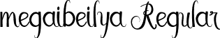 megaibeilya Regular font - megaibeilya.ttf