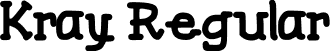 Kray Regular font - Kray-Regular.otf