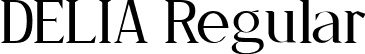 DELIA Regular font - DELIA regular FREE.ttf