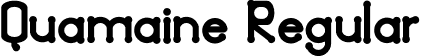 Quamaine Regular font - Quamaine.otf