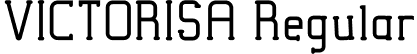 VICTORISA Regular font - VICTORISA.otf