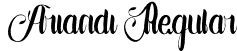 Ariandi Regular font - Ariandi.otf